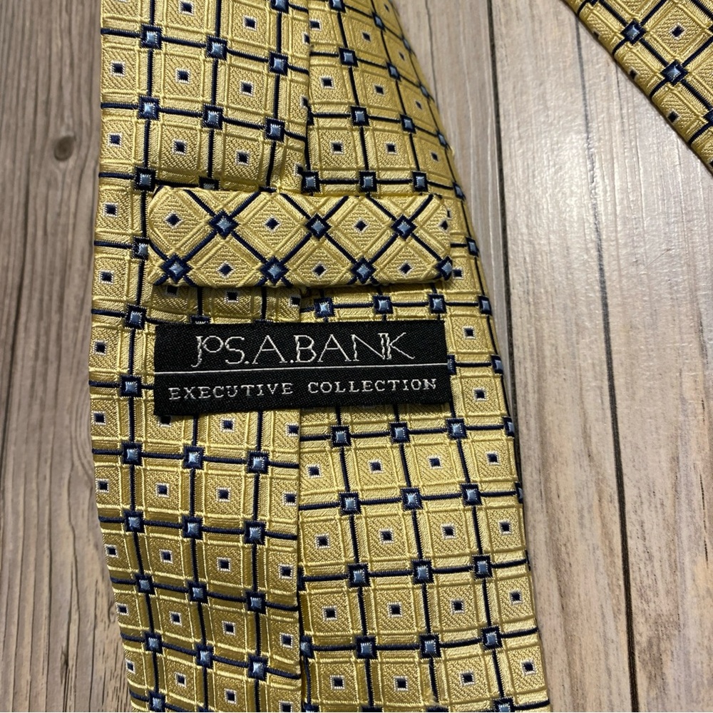 Jos. A. Bank Mens Business Casual Executive Collection Tie Extra Long Silk - Picture 3 of 7